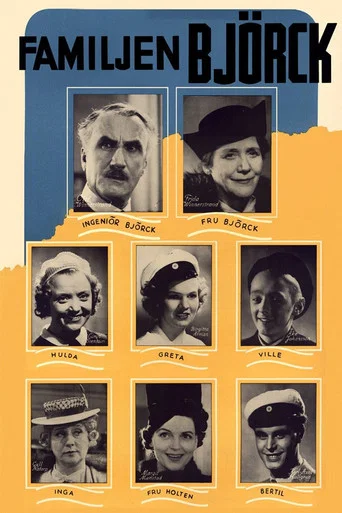 Movie poster for Familjen Björck (1940)