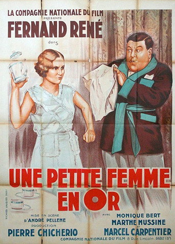 Movie poster for Une petite femme en or (1933)