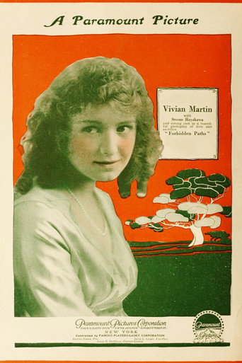 Movie poster for Forbidden Paths (1917)