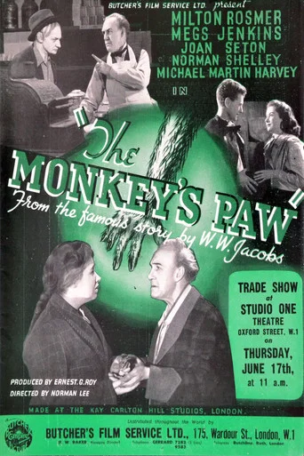 Movie poster for The Monkey's Paw (1948)