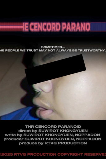 Movie poster for The censored paranoid (2025)