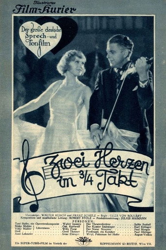 Movie poster for Two Hearts in Waltz Time (1930)