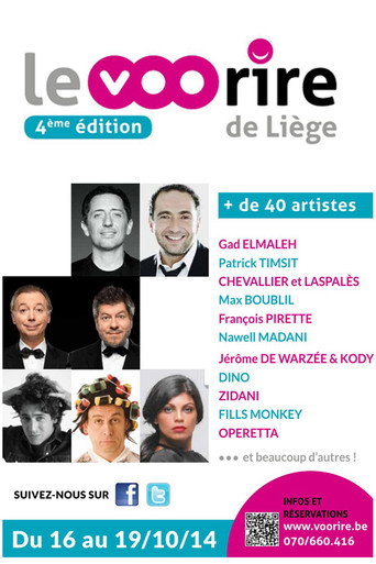 Movie poster for Gala du Festival du rire de Liège (2014)