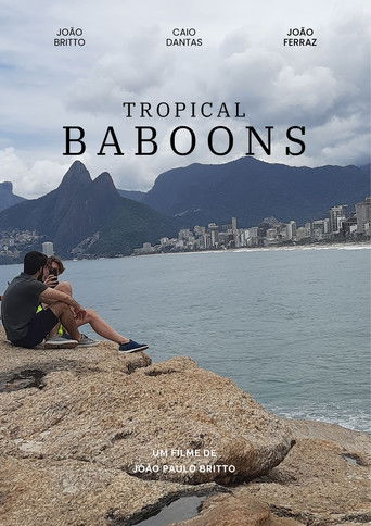 Tropical baboons poster