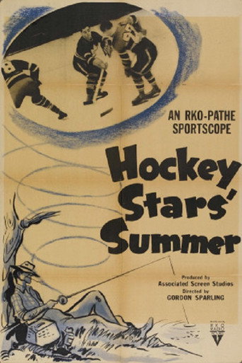 Movie poster for Hockey Stars' Summer (1951)