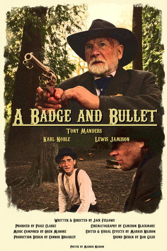 Movie poster for A Badge and Bullet
