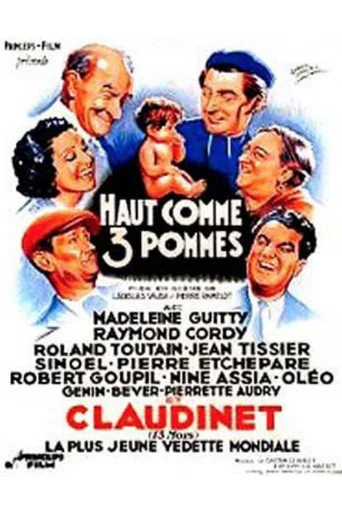 Movie poster for Haut comme trois pommes (1936)