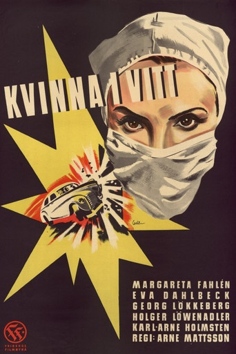 Kvinna i vitt poster