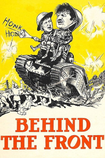 Movie poster for Behind the Front (1926)