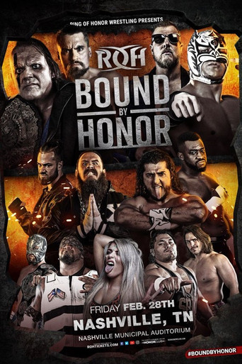 Movie poster for ROH: Bound By Honor (2020)