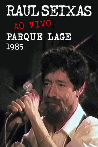 Movie poster for Raul Seixas ao vivo no Parque Lage