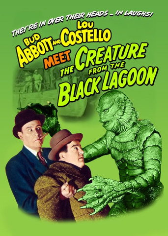 Movie poster for Abbott & Costello Meet the Creature From the Black Lagoon (1954)