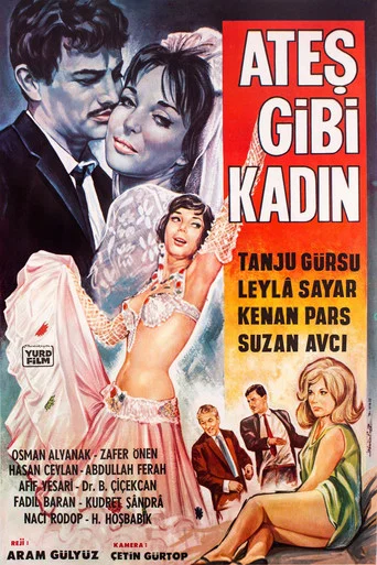 Movie poster for Ateş Gibi Kadın (1965)