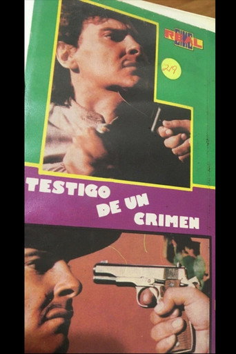 Movie poster for Testigo de un crimen (1987)
