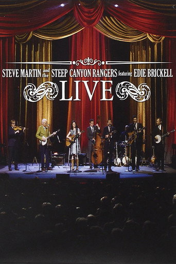 Movie poster for Steve Martin and the Steep Canyon Rangers featuring Edie Brickell Live (2014)