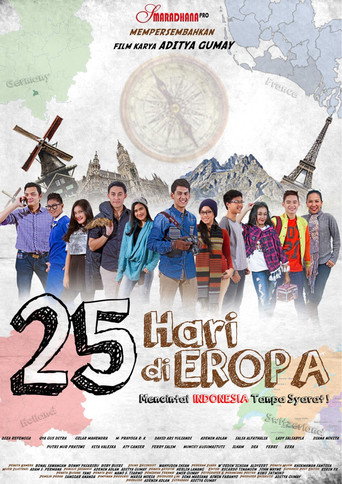 Movie poster for 25 Hari Di Eropa (2016)