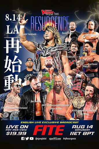 NJPW Resurgence 2021 poster