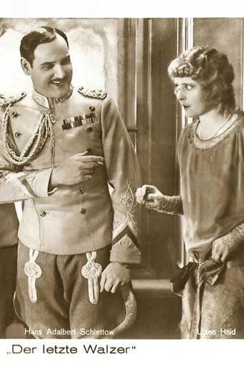 Movie poster for The Last Waltz (1927)