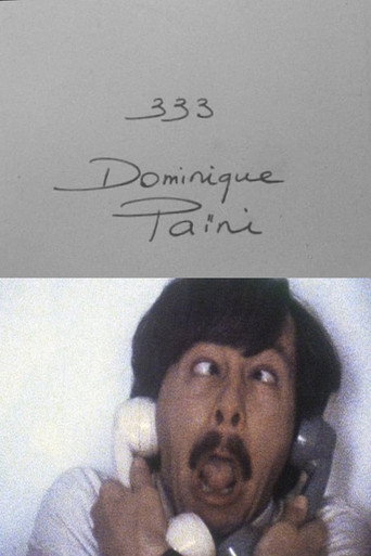Movie poster for Cinématon n°333 : Dominique Païni (1984)