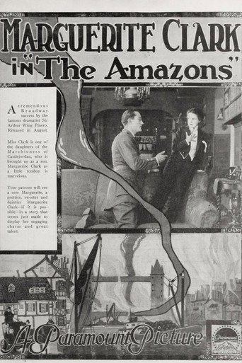 Movie poster for The Amazons (1917)