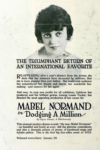 Movie poster for Dodging a Million (1918)