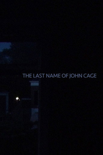Movie poster for The Last Name of John Cage (2020)