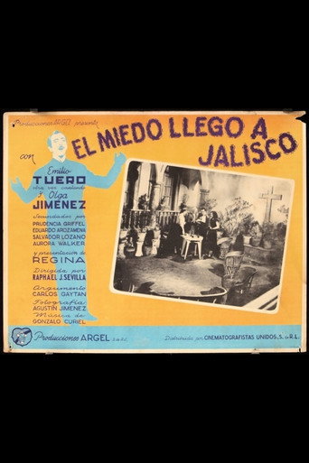 Movie poster for El miedo llegó a Jalisco (1949)