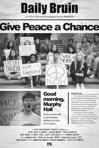 Movie poster for Give Peace a Chance (2023)