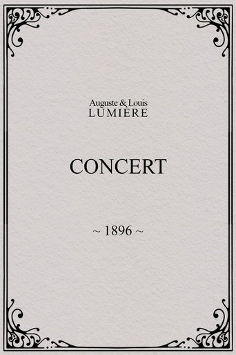 Movie poster for Concert (1896)