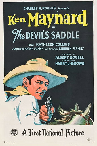 Movie poster for The Devil's Saddle (1927)