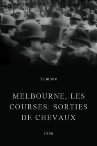 Movie poster for Melbourne, les courses : sorties des chevaux (1896)