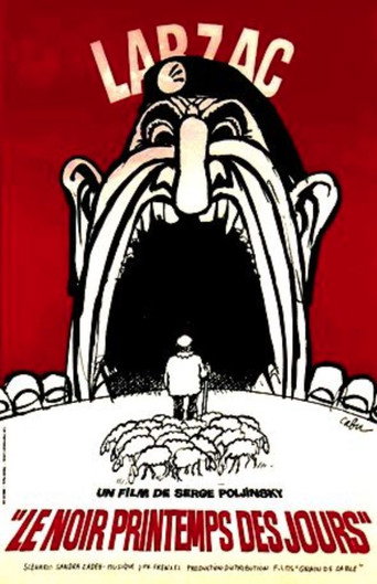 Movie poster for Le noir printemps des jours (1980)