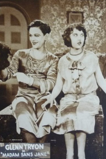 Movie poster for Madame Sans Jane (1925)
