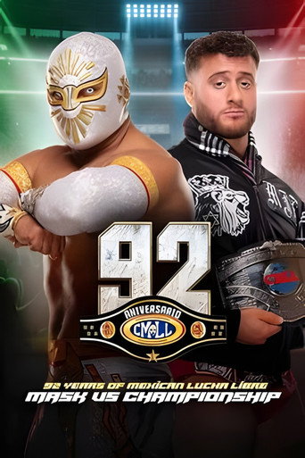 CMLL 92nd Anniversary Show poster