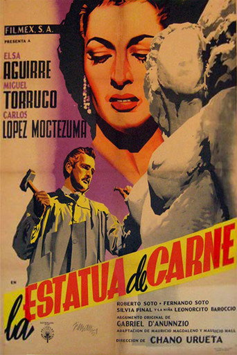 Movie poster for La estatua de carne (1951)