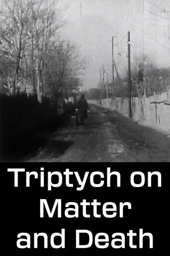 Movie poster for Triptych on Matter and Death (1960)