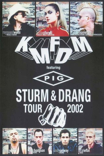 Movie poster for KMFDM: Sturm & Drang Tour 2002 (2003)