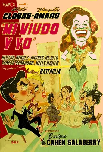 Movie poster for Mi viudo y yo (1954)