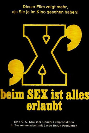 Movie poster for X - Beim Sex ist alles erlaubt (1974)