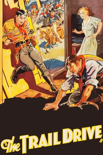 Movie poster for The Trail Drive (1933)
