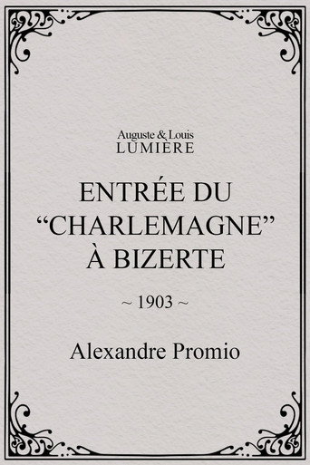 Entrée du “Charlemagne” à Bizerte poster