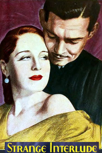Movie poster for Strange Interlude (1932)