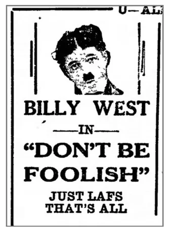 Movie poster for Don't Be Foolish (1922)