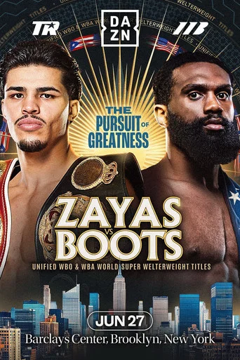 Movie poster for Xander Zayas vs. Jaron Ennis (2026)