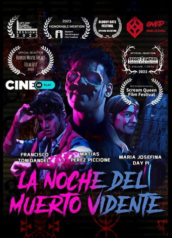 Movie poster for La noche del muerto vidente (2023)