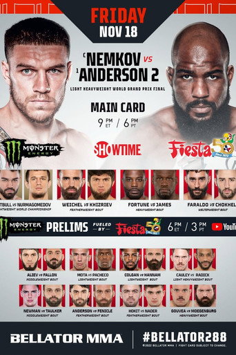 Movie poster for Bellator 288: Nemkov vs. Anderson 2 (2022)