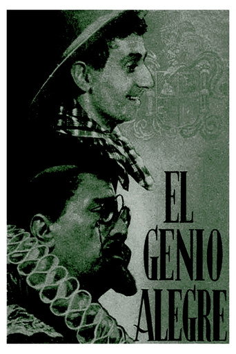 Movie poster for El genio alegre (1939)
