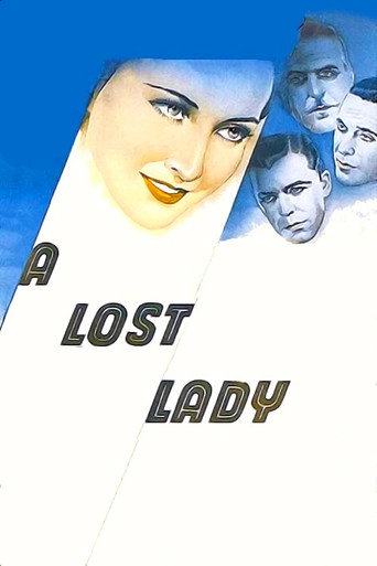 Movie poster for A Lost Lady (1934)