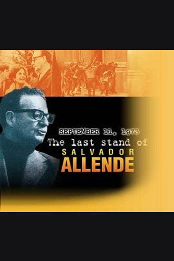 Movie poster for September 11, 1973: The Last Stand of Salvador Allende (1998)