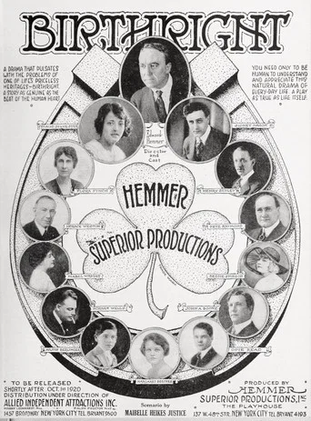 Movie poster for Birthright (1920)
